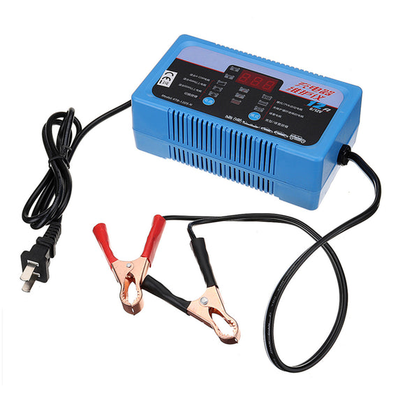 12V/6V 4A-12A Smart Battery Charger for Lead Acid and Lithium Batteries