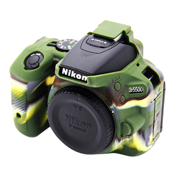 PULUZ PU7114 Soft Silicone Protective Case for Nikon D5500 D5600 DSLR Camera