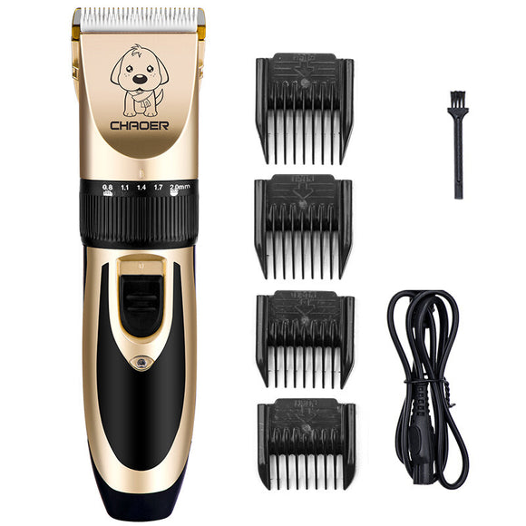 Mrosaa Electric Shaver Dogs Cats Hair Trimmer Animal Grooming Clippers Shaver USB Rechargeable