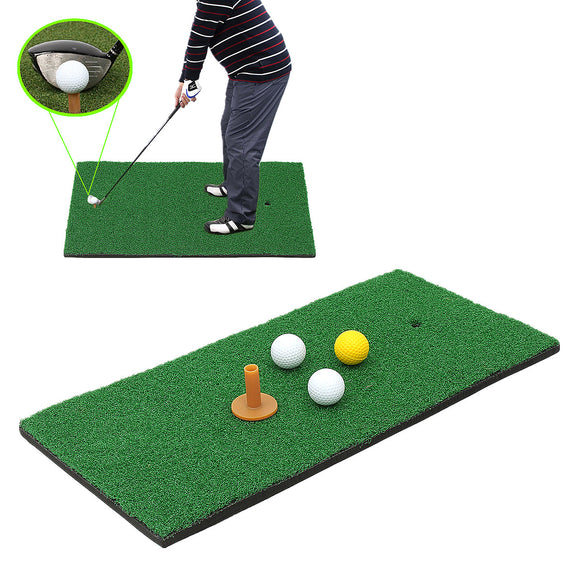 Golf Putting Training Mats Nylon Turf Chipping Driving Range Practice Mat Indoor