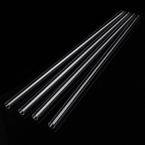 4Pcs Thick Wall Borosilicate Glass Blowing Tube 300mm x 10mm x 1mm