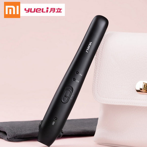 XIAOMI YueLi Wireless Mini Hair Straightener Comb 2500mAh Battery Power Bank Portable LED Indicator for Travel H30