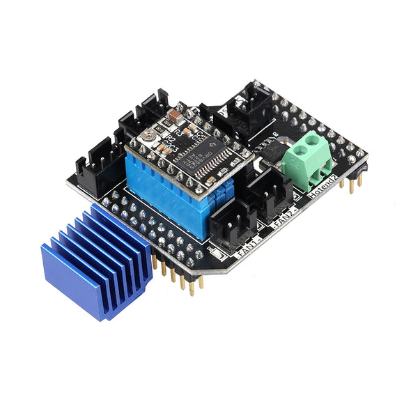 Lerdge Dual Extruder Module 2 in 1 Out/2 in2 Out Module With DRV8825 For 3D Printer LERDGE-S Board