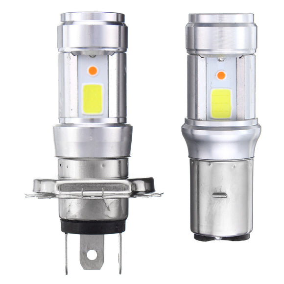 H4 BA20D LED COB Hi/Lo DCDC9-18V Bright Headlight Fog lamp Motorcycle Headlamp