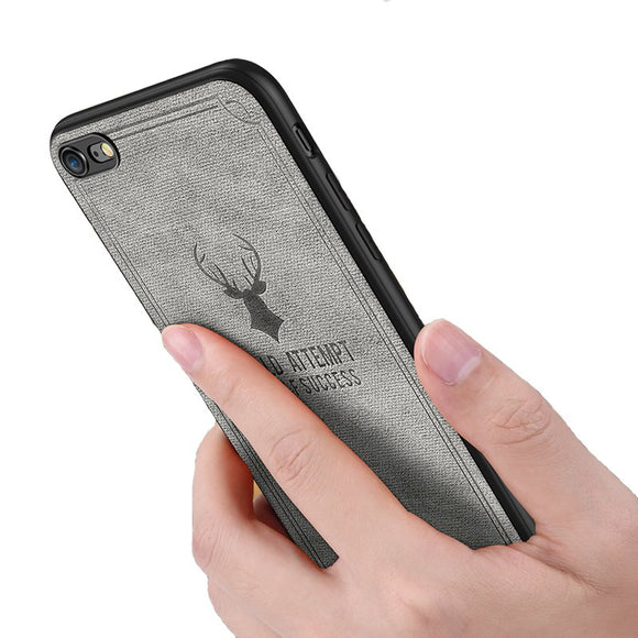 Bakeey Vintage Anti Fingerprint Canvas+PC Protective Case For iPhone 6/6s