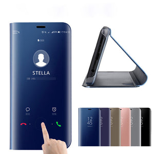 Bakeey Flip Smart Sleep Mirror Window View Bracket Protective Case For Xiaomi Mi 8 Lite 6.26 inch
