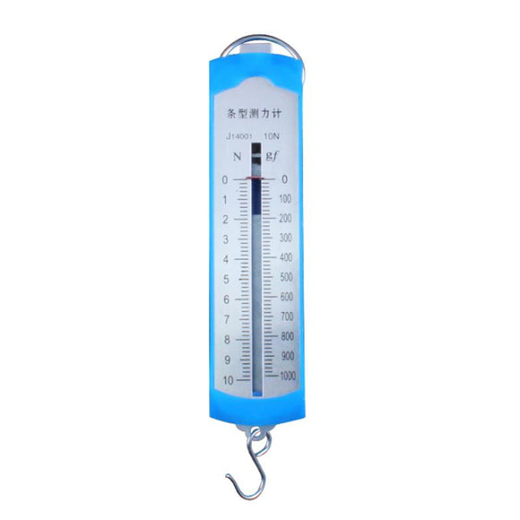 1 Pcs 10N Bar Box Spring Dynamometer Meter Force Gauge Balance Physics Experiments School Teaching Instrument