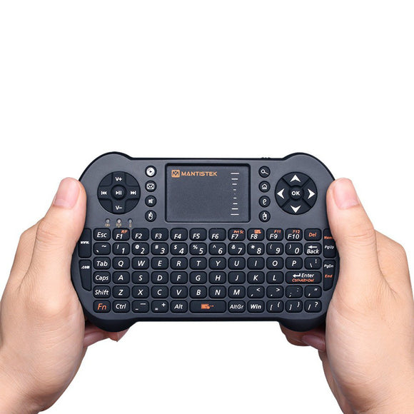 MantisTek  MK1 2.4GHz Wireless Mini Keyboard with Touchpad Mouse Remote Control for Android Windows