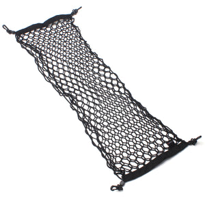90x30cm Black Nylon Car Trunk Rear Cargo Organizer Storage Elastic Mesh Net