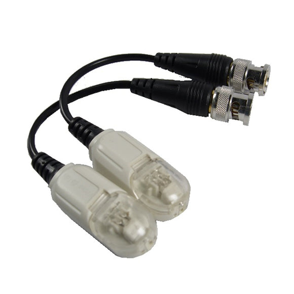 2Pcs 212 Screw Free Passive Line Pressure HD-CVI/AHD/CVI BNC Female Transmitter Transceiver