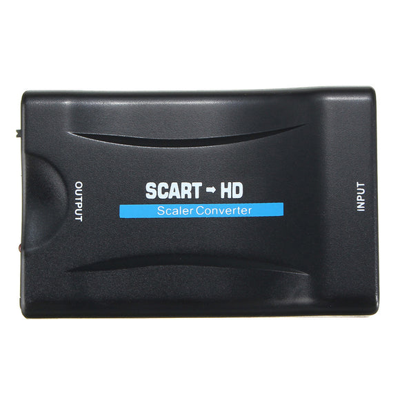 Scart To HD Converter MHL 1080P Video Audio Adapter For HD TV DVD SKy Box STB