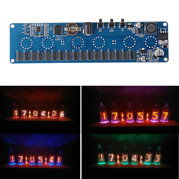 DIY Glow Tube Clock Module Board Motherboard For IN14 Tube Digital Clock