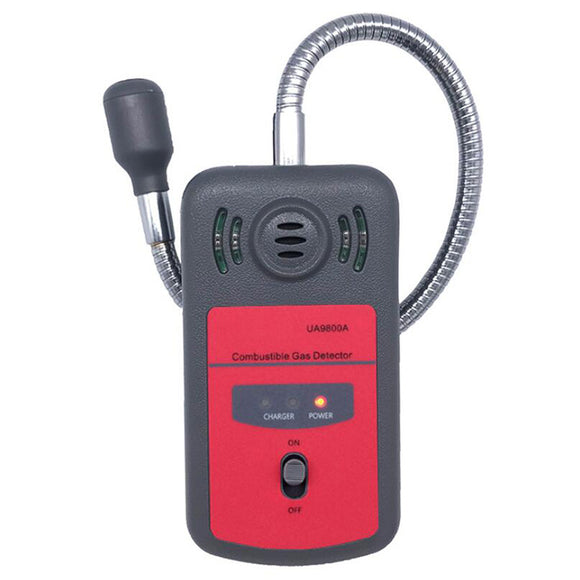 UYIGAO UA9800A Combustible Gas Detector Monitor Portable Odor Gas Leak Meter Gas Analyzer Alarm 0-99%