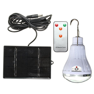 20 LED Solar Light Outdoor Indoor Lamp Hooking Camp Garden Travel Lighting + Remote
