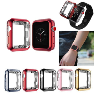 Plating Soft TPU Protective Case For Apple Watch Series 1/2/3 38mm/42mm