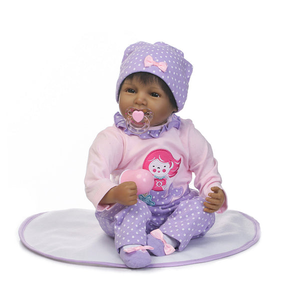 NPK COLLECTION 22'' Handicraft Cute Realistic Reborn Newborn Baby Dolls Toys