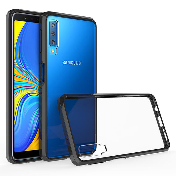 Bakeey Clear Acrylic Shockproof Protective Case For Samsung Galaxy A7 2018