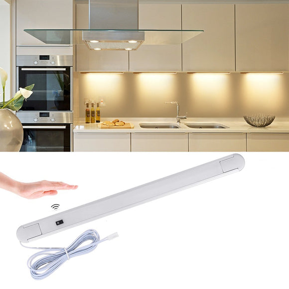 30CM 4.2W LED Hand Wave Under Cabinet Rigid Strip Bar Light for Kitchen Bathroom Home Decoration
