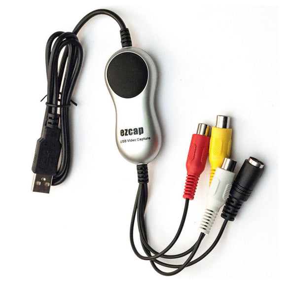 USB 2.0 Video Capture Card Convert VHS to DVD-VHS Analog Video to Digital Recorder Format