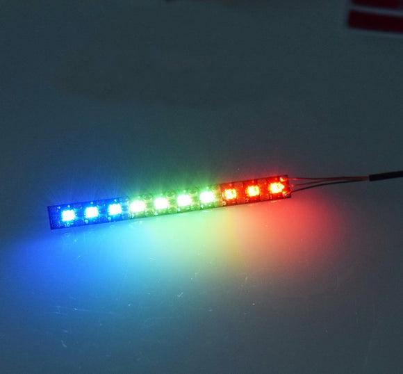 JHEMCU WS2812 LED Strip Light Flexible Light Bar 53*5*1MM 3.3-5V Programmable Tiny Whoop Toothpick