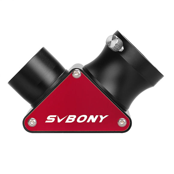 SVBONY SV188P 1.25-Inch 90 Degree Dielectric Mirror Diagonal 99% Reflectivity Dielectric Coatings with Brass Compression Rings