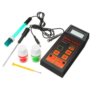 Wattson Portable PH-8414 PH ORP Temperature Meter 3 in 1 with Battery and PH Buffer Powder