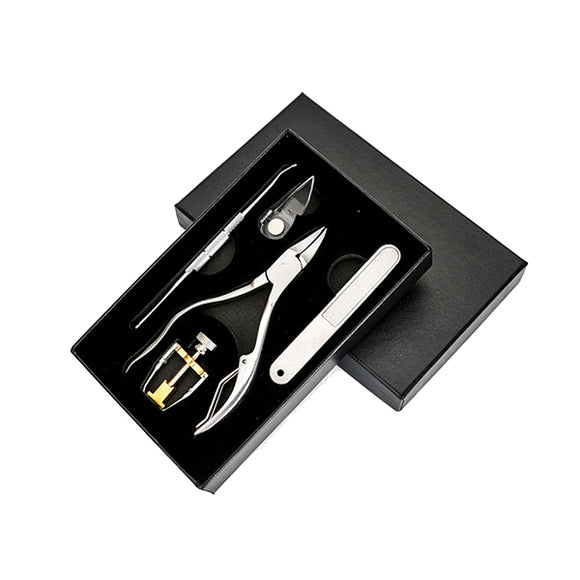 Y.F.M 6 Styles Stainless Steel Nail Cuticle Nipper Clipper Set Ingrown Nail Correction Tools Kit