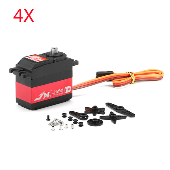 4X JX Servo PDI-HV5932MG 30KG Large Torque 180 High Voltage Digital Servo