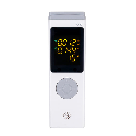 Portable USB Rechargeable Air Detector HCHO TVOC API Handheld Air Gas Quality Tester