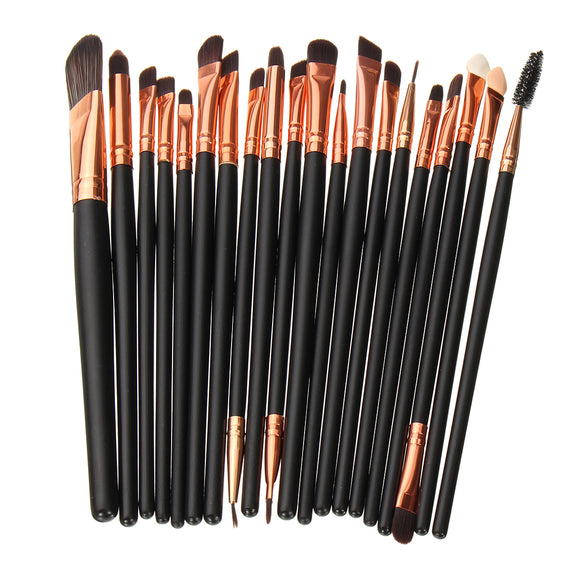 20Pcs Makeup Brushes Set Powder Eyeshadow Eyeliner Lip Cosmetic Brush Tool