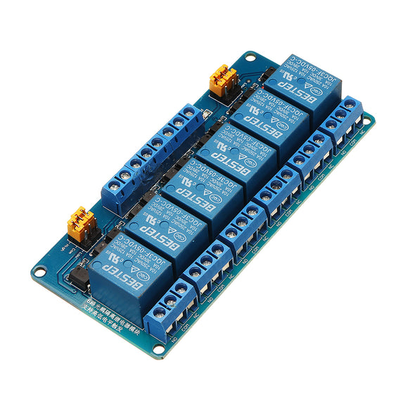BESTEP 6 Channel 5V Relay Module High And Low Level Trigger For Arduino