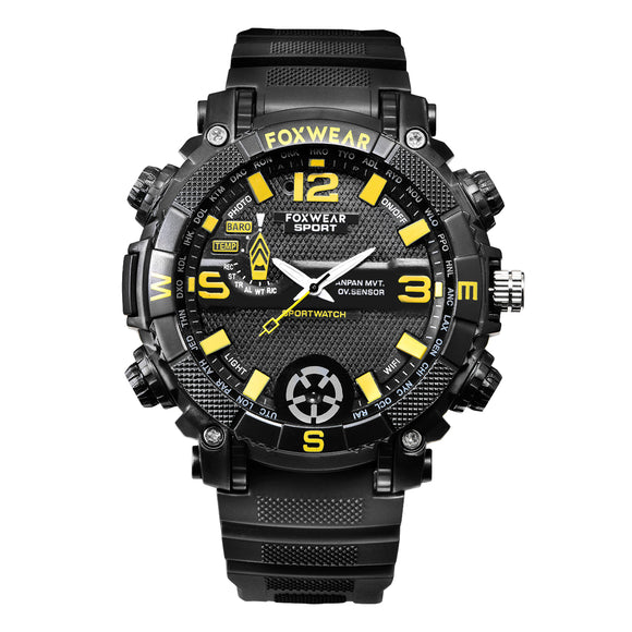 FOXWEAR FOX9 HD Camera Remote Wifi LED IPX7 Waterproof Smart Watch