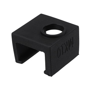 10Pcs Upgrated MK10 Black Silicone Protective Case for Aluminum Heating Block 3D Printer Part
