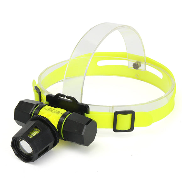 1800LM XM-L T6 2Modes Under Water Swimming LED Headlamp +18650