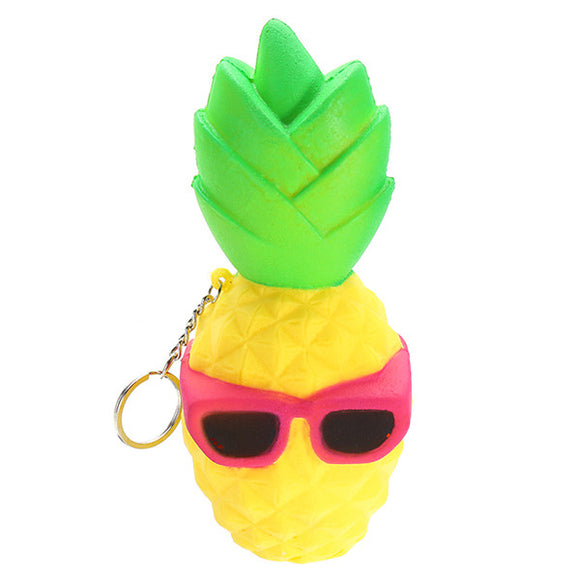Squishy  Pineapple Fruit Squeeze Slow Rising Phone Strap Relieve Soft Stress Toy Penda