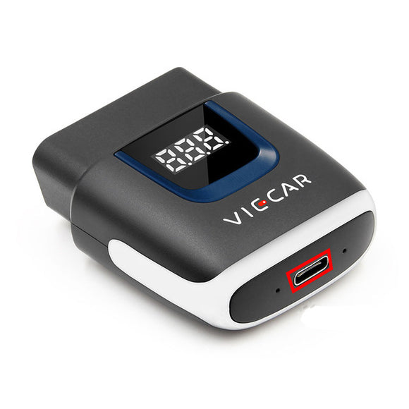 Viecar VP003 ELM327 V2.2 bluetooth 4.0 With Type C USB Interface OBD2 EOBD Car Diagnostic Scanner Tool OBD II Auto Code Reader For Android/IOS USB OBD