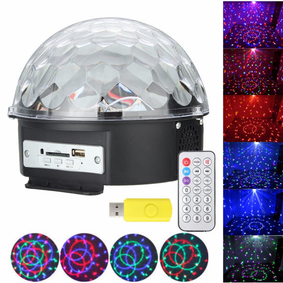 bluetooth Disco DJ Stage Light Party KTV Ball Club Xmas LED Lighting Projector Lamp