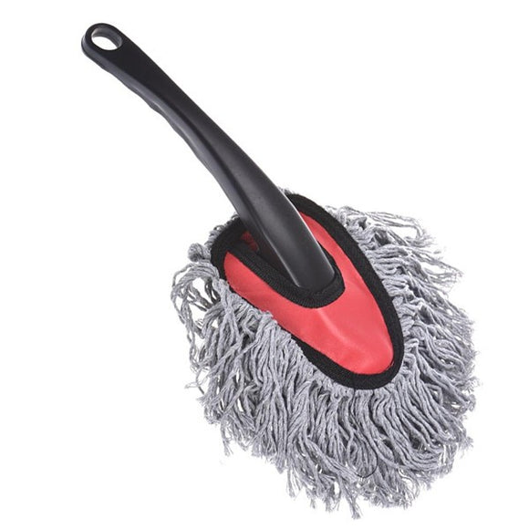 Cotton Mini Car Cleaning Brush Car Duster Dusting Tool Gray Duster Brush