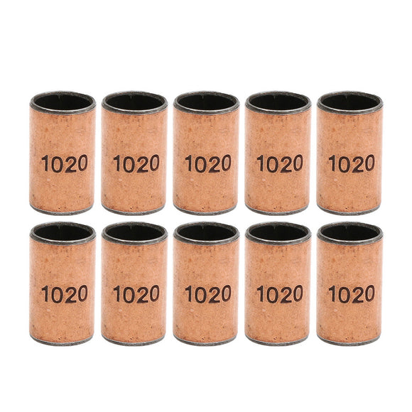 10pcs 10x12x20mm Ball Bearing Bushing Copper Alloy Bearing Bushing