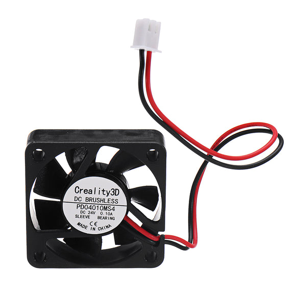 10pcs Creality 3D 40*40*10mm 24V High Speed DC Brushless 4010 Cooling Fan For Ender-3 3D Printer