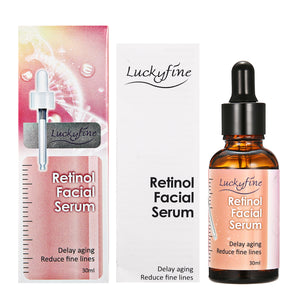 Retinol Facial Moisturizer Serum Vitamin Hyaluronic Acid Aloe Vera Essential Oil Soften Fine Lines Wrinkles