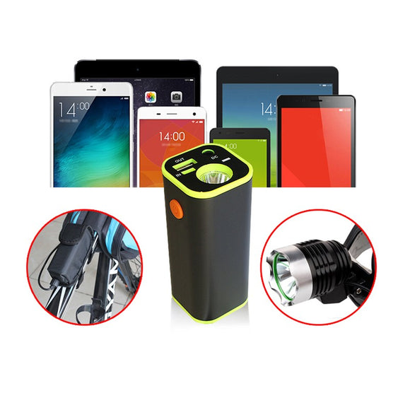 BIKIGHT 18650 Battery Box USB Charger LED Light Mobile For Bike Bicycle Light Phone Tablet Audio