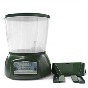 Automatic Fish Food Feeder Digital Programmable Feeding Dispenser LCD Display Mounting Hardware