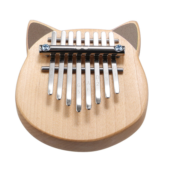 Xiaomi Vvave 8 Key Birch Wood Cat kalimbas Double Name Tag Thumb Piano