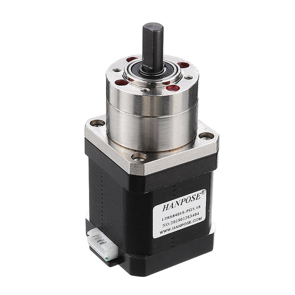 HANPOSE 17HS8401S-PG Nema 17 Extruder Gear Stepper Motor 42 Motor Ratio Planetary Gear Stepper Motor