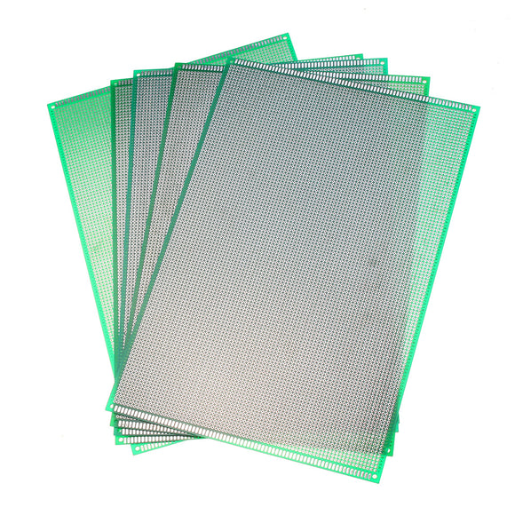 5pcs 20x30cm FR-4 2.54mm Single Side Prototype PCB Printed Circuit Board