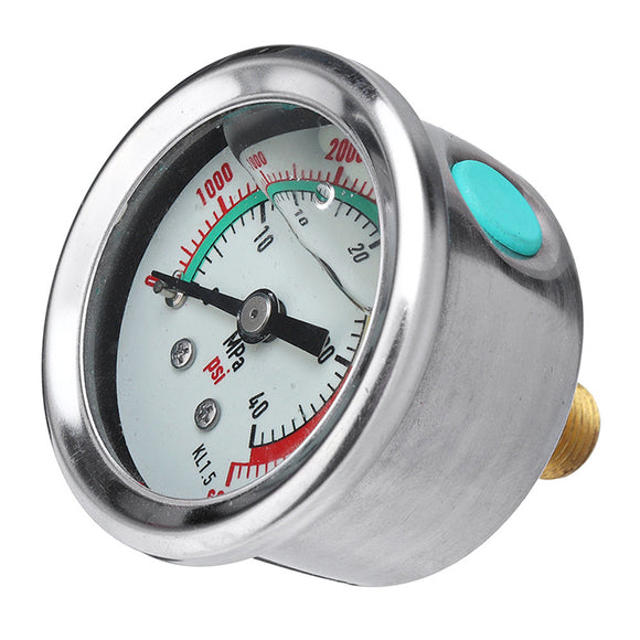 400bar/6000psi PCP Hydraulic Air Pump Pressure Gauge With M10 Fixed Copper Screw