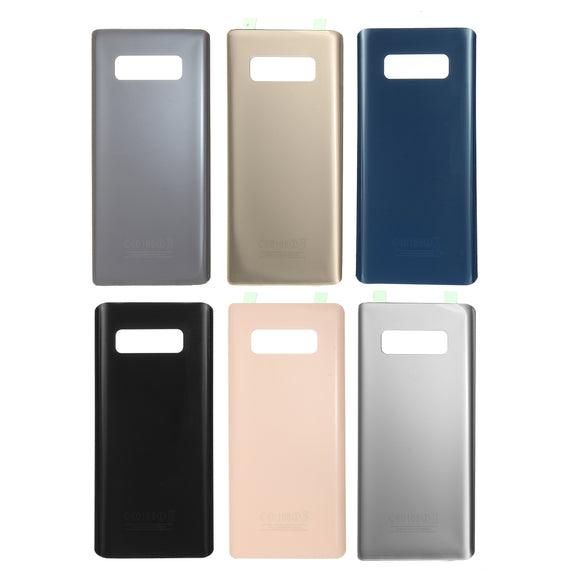 Back Glass Battery Cover With Camera Lens Frame for Samsung Galaxy Note 8