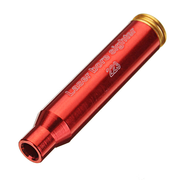 Red CAL 223 REM Gauge 5.56mm Laser Boresighter Red Dot Sight Brass Cartridge Bore Sighter Caliber