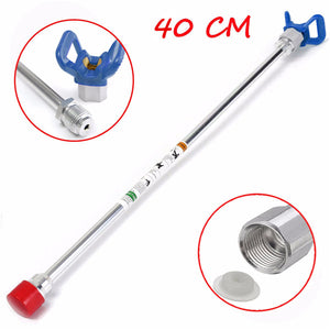 40cm Airless Paint Sprayer Gun Tip Extension Rod For Graco Wagner Titan With Blue Tip Guard
